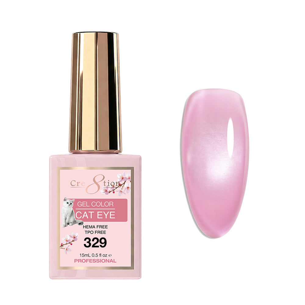 Cre8tion Cat Eye Soak Off Gel 0.5oz 329