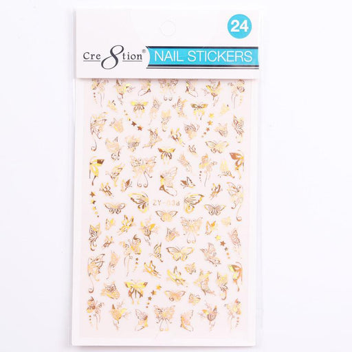 Cre8tion Nail Art Sticker Butterfly (42 Styles)