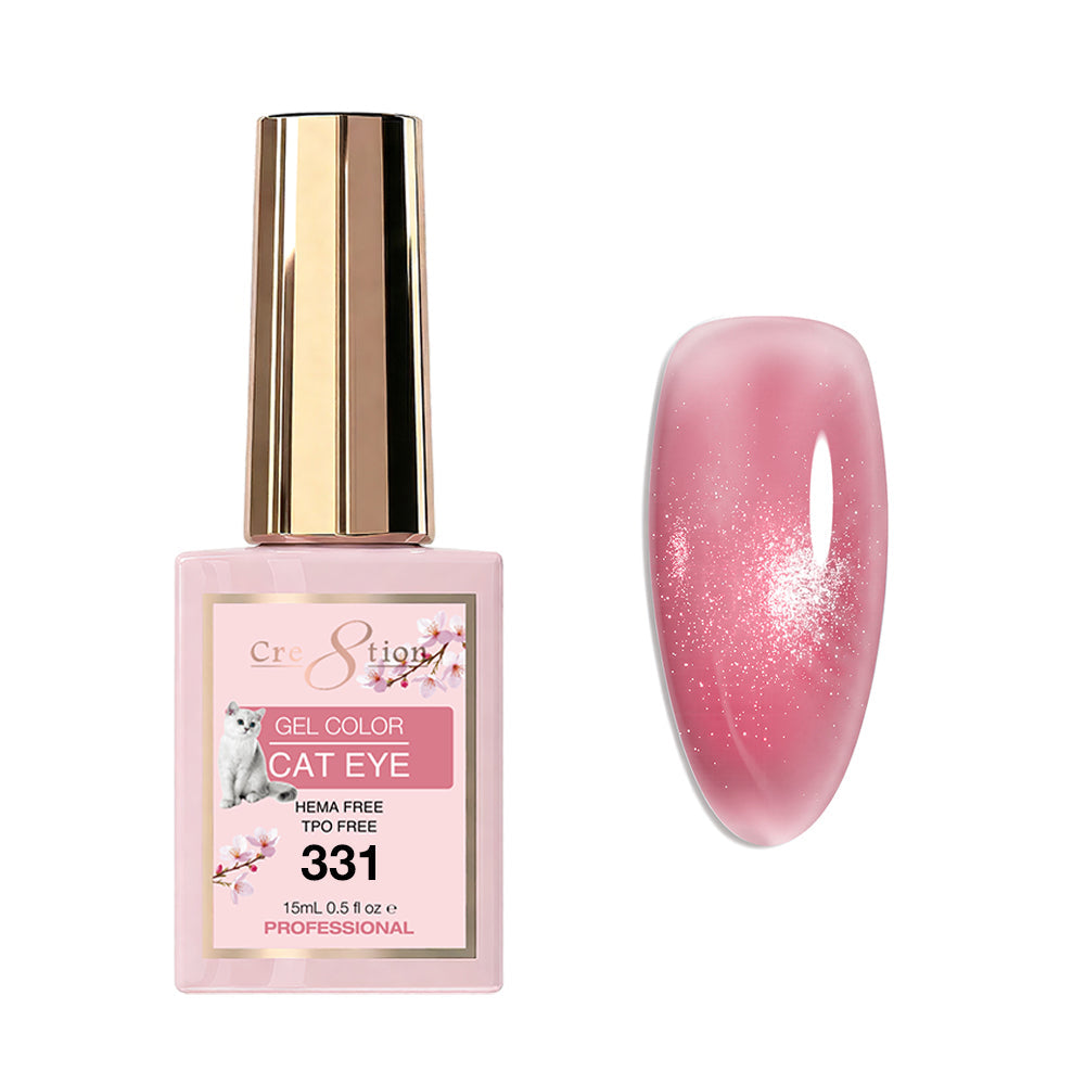 Cre8tion Cat Eye Soak Off Gel 0.5oz 331
