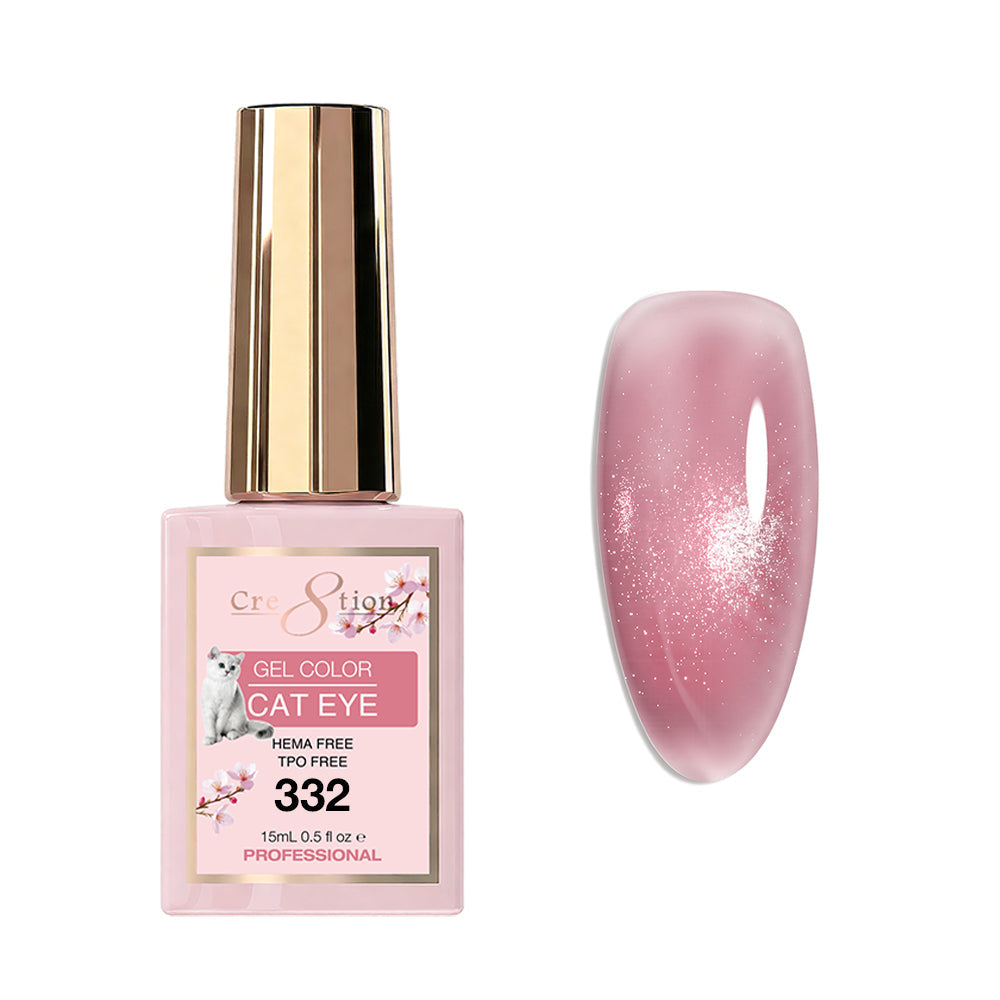 Cre8tion Cat Eye Soak Off Gel 0.5oz 332