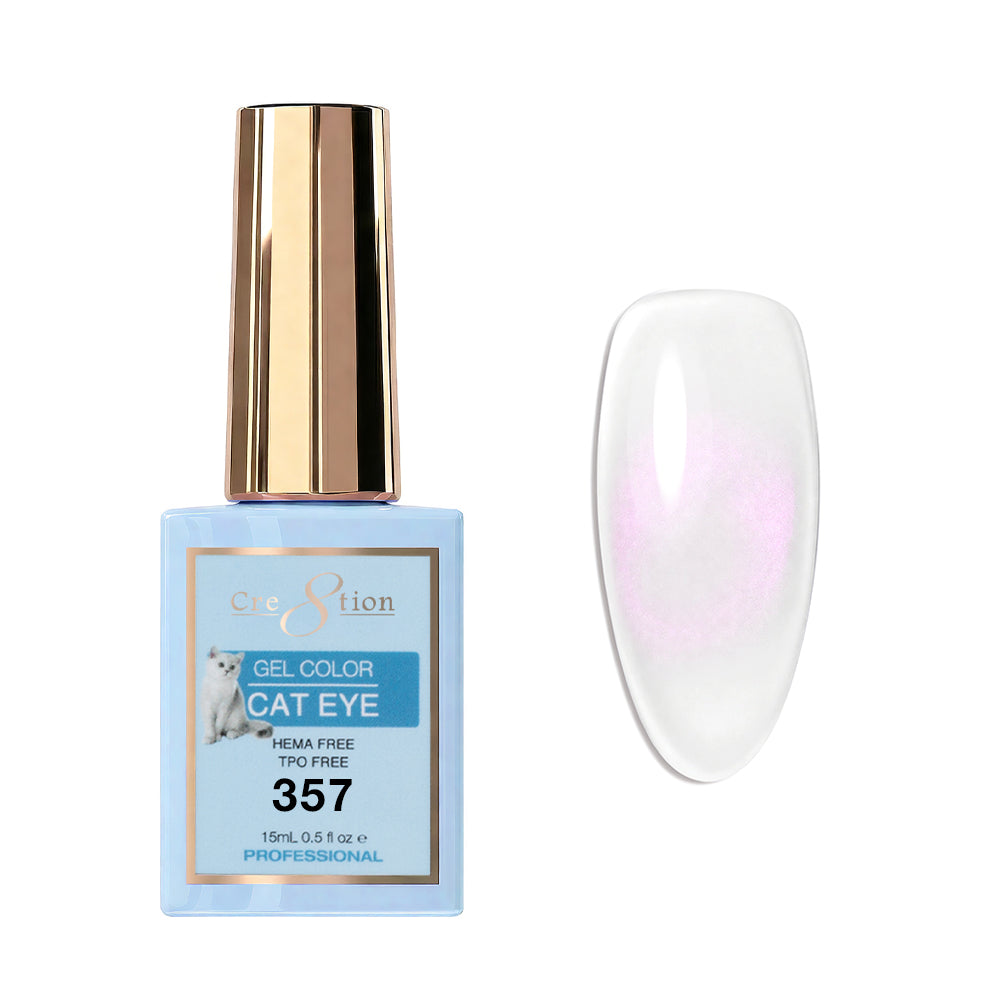 Cre8tion Cat Eye Soak Off Gel 0.5oz 357