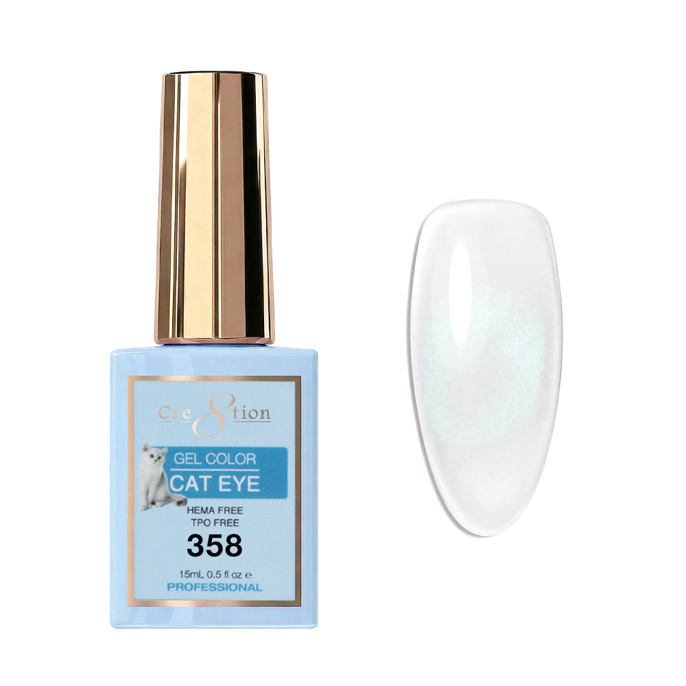 Cre8tion Cat Eye Soak Off Gel 0.5oz 358