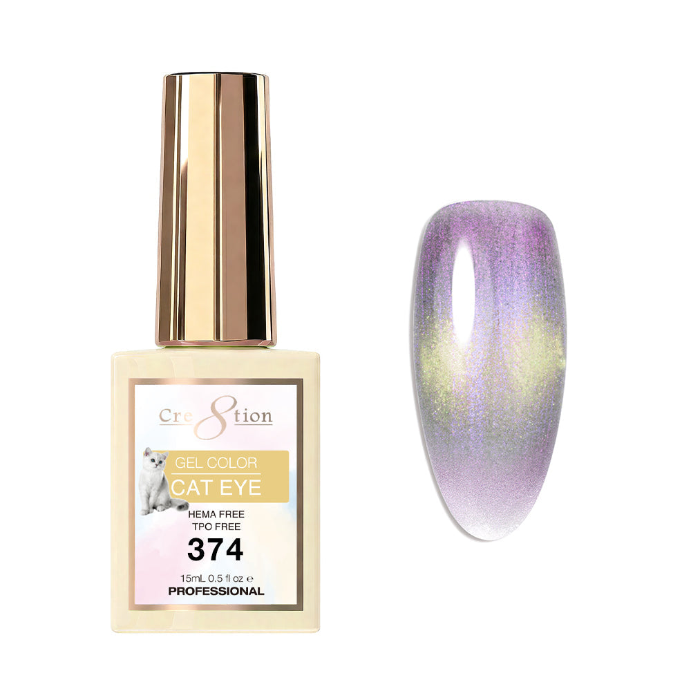 Cre8tion Cat Eye Soak Off Gel 0.5oz 374