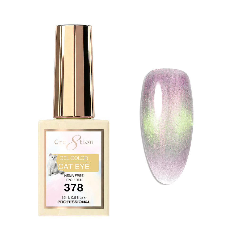 Cre8tion Cat Eye Soak Off Gel 0.5oz 378