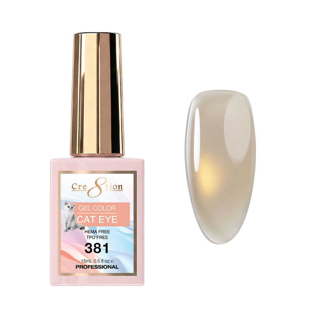 Cre8tion Cat Eye Soak Off Gel 0.5oz 381
