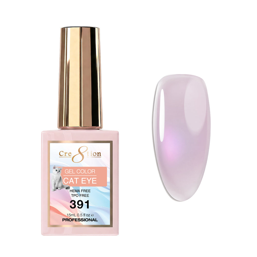 Cre8tion Cat Eye Soak Off Gel 0.5oz 391