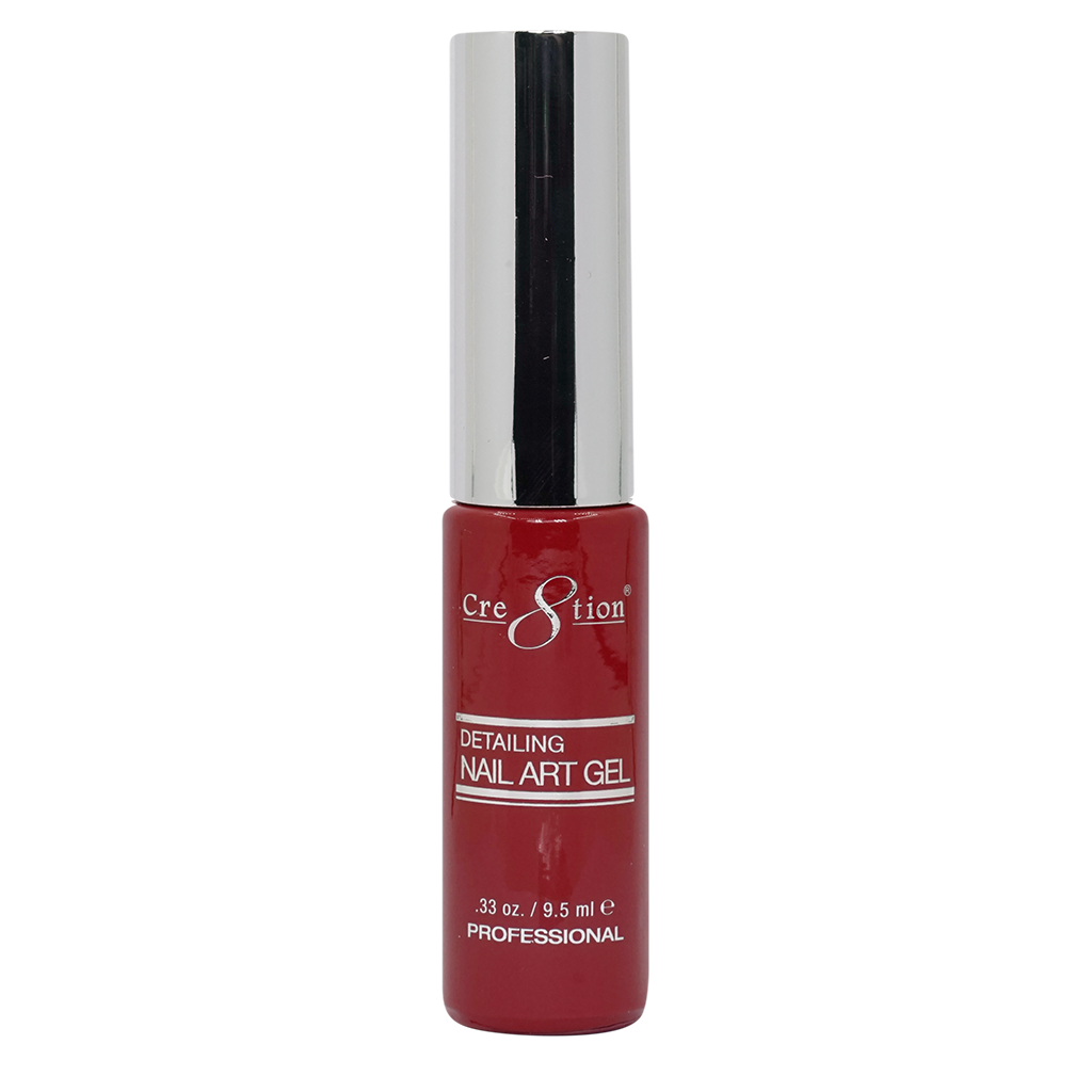 Cre8tion Detailing Nail Art Gel 0.33oz 03 Red
