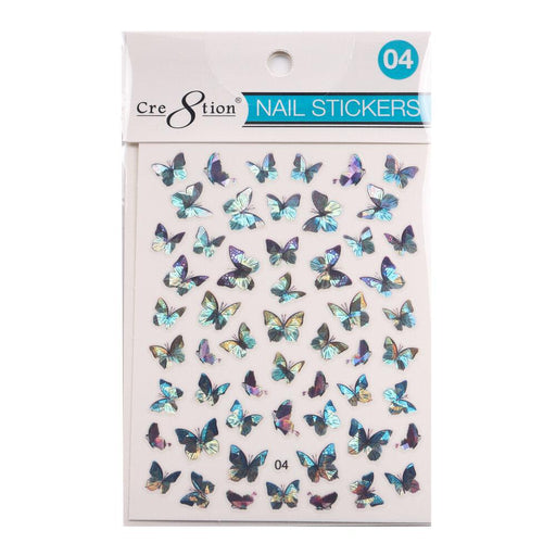 Cre8tion Nail Art Sticker Butterfly (42 Styles)