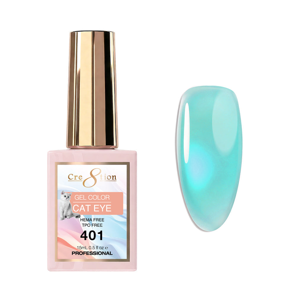 Cre8tion Cat Eye Soak Off Gel 0.5oz 401