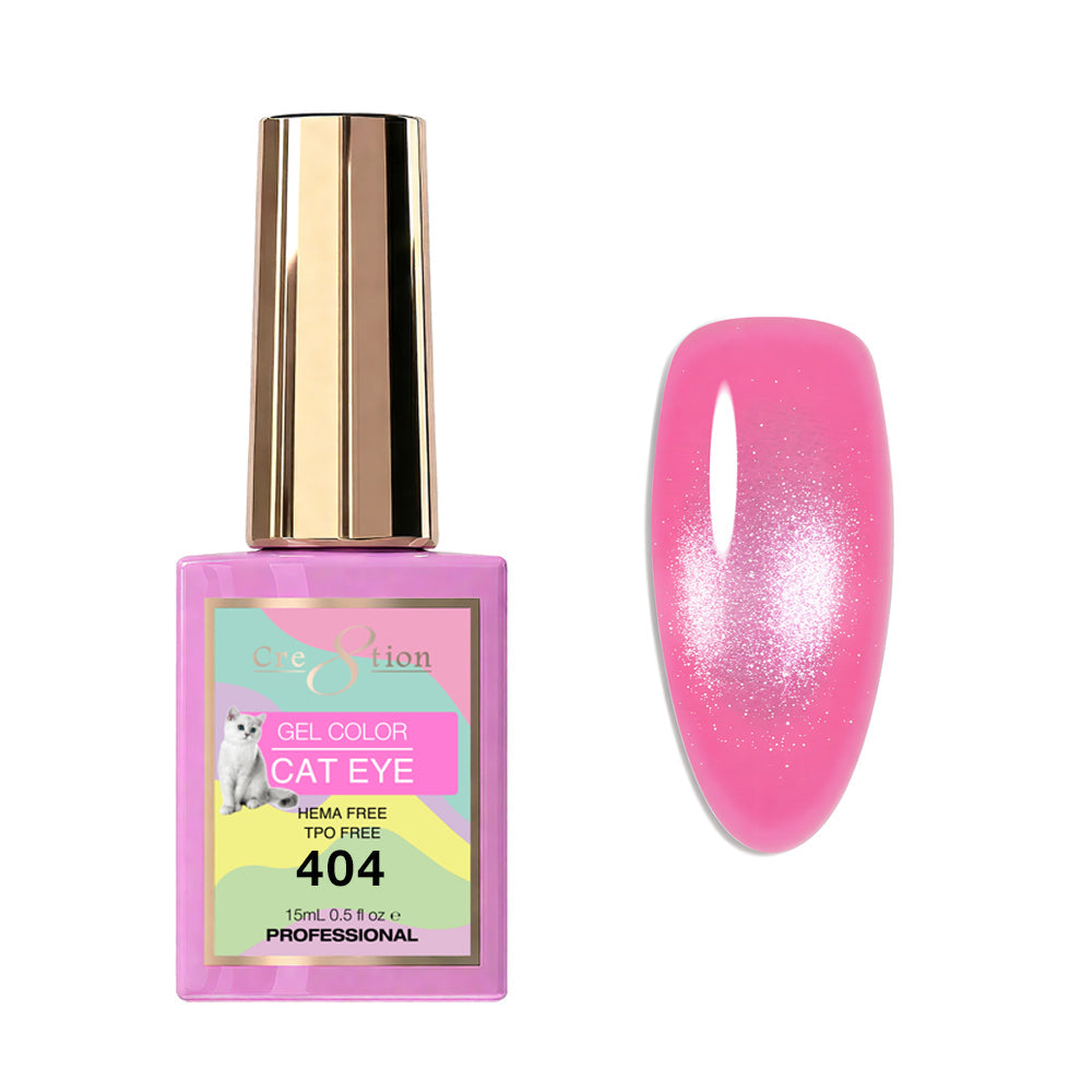 Cre8tion Cat Eye Soak Off Gel 0.5oz 404