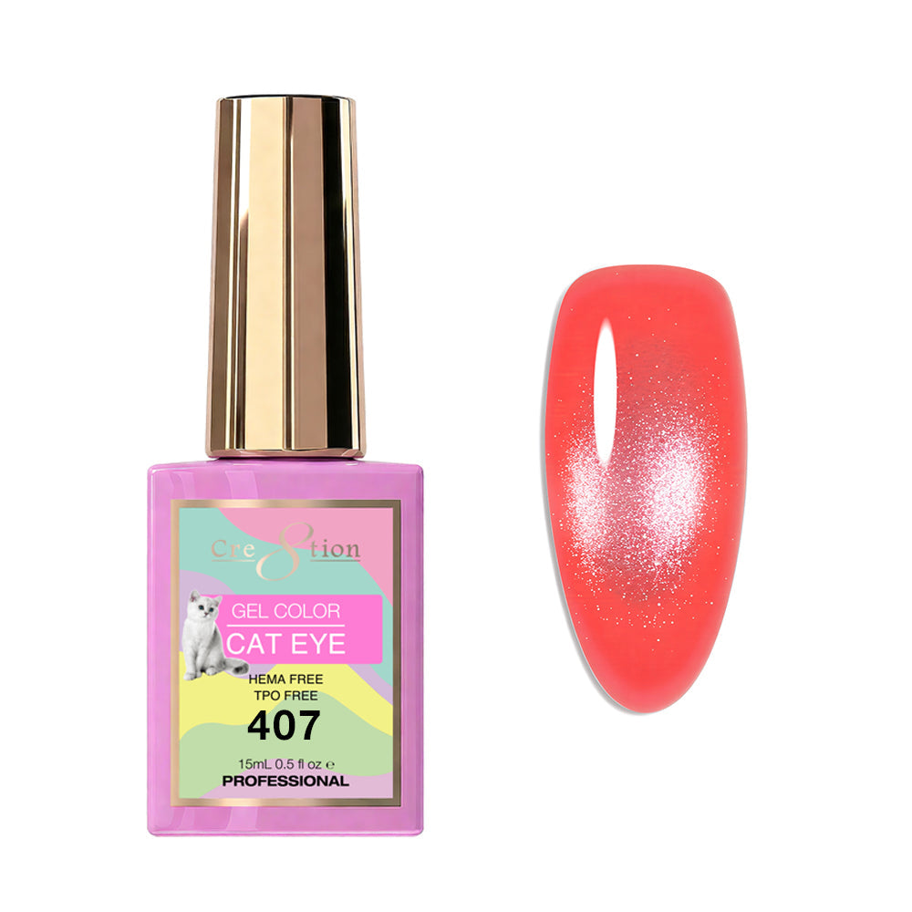 Cre8tion Cat Eye Soak Off Gel 0.5oz 407