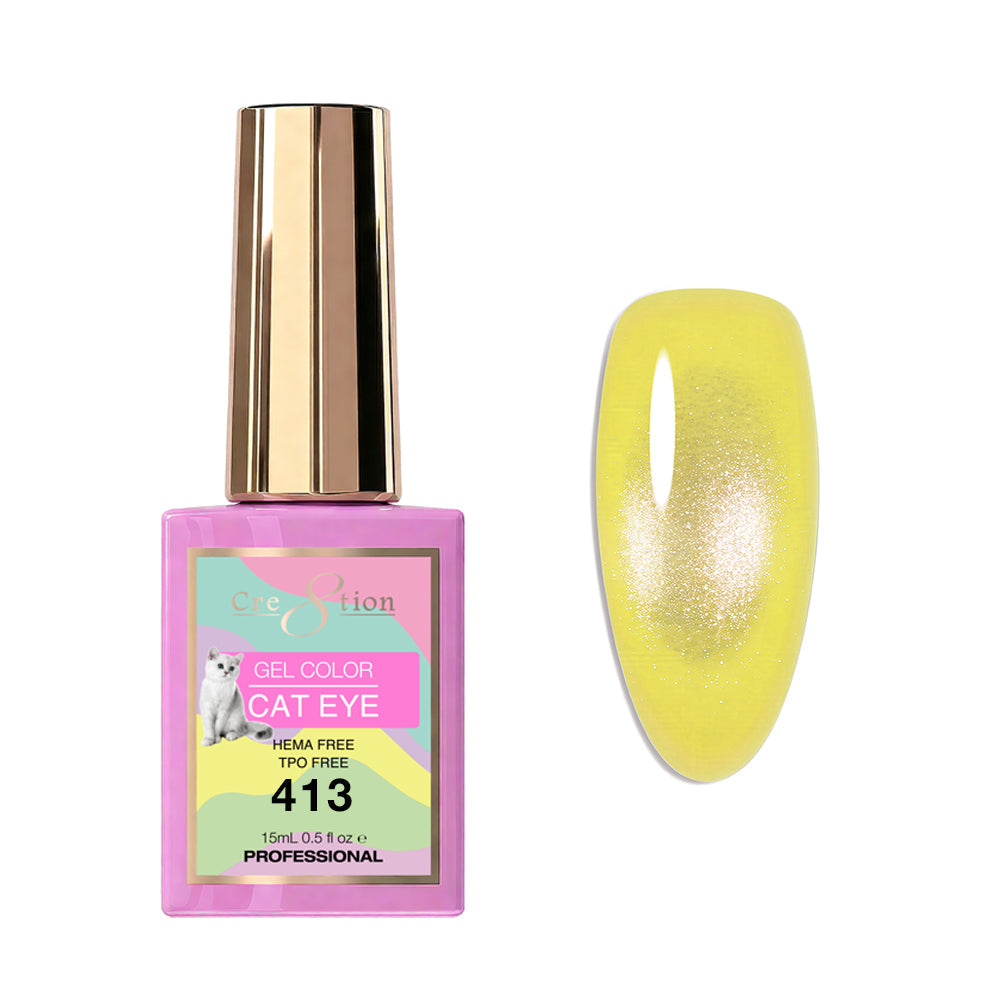 Cre8tion Cat Eye Soak Off Gel 0.5oz 413