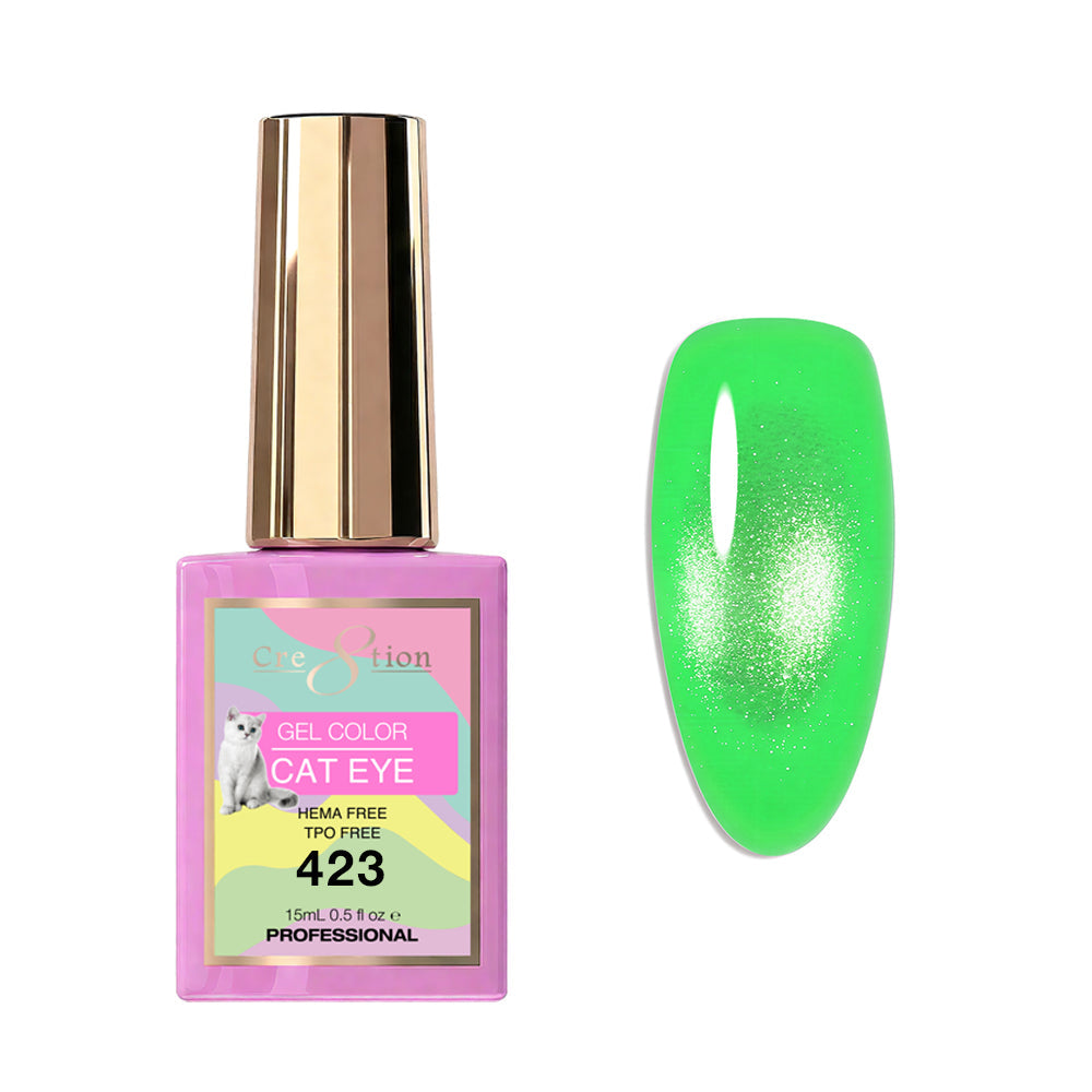 Cre8tion Cat Eye Soak Off Gel 0.5oz 423