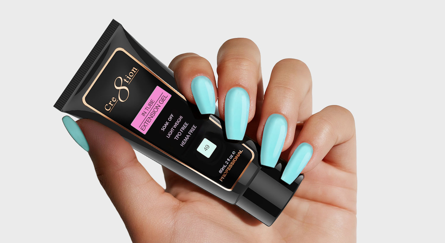 Cre8tion Poly Gel-Extension Gel In Tube 2oz - 49