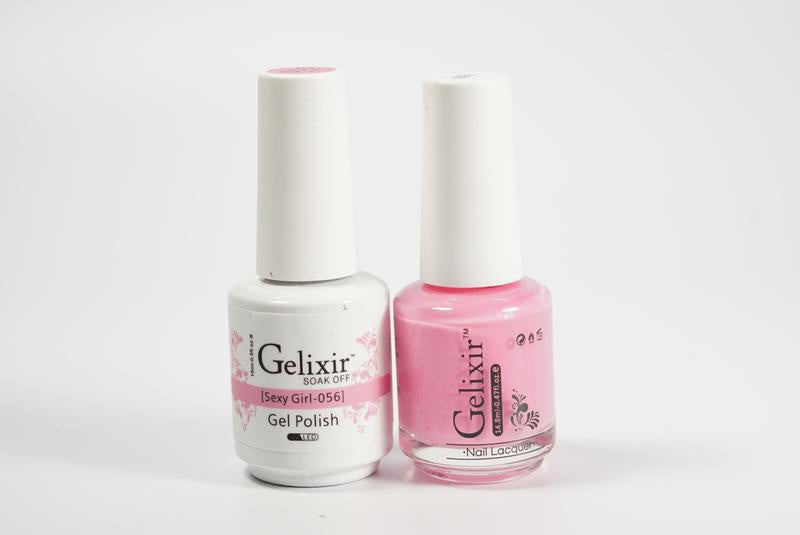 Gelixir Nail Polish Gel & Matching Lacquer Sexy Girl 1 PK #056