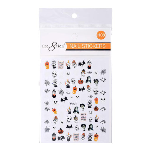 Cre8tion Nail Art Stickers - Halloween (14 Styles)
