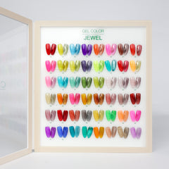 Cre8tion Jewel Collection Gel 0.5oz - Full Set 48 colors w/ 3 Top Diamond 0.5oz & 1 Color Book