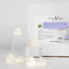 Cre8tion Massage Oil Candles - Tealight 0.5oz - Winter Holiday Scent