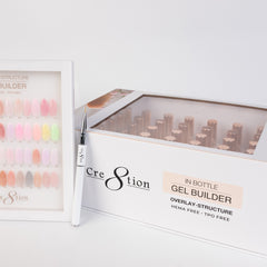 Cre8tion Gel Collection - Overlay/ Brush on Builder 0.5oz 48 Color Kit