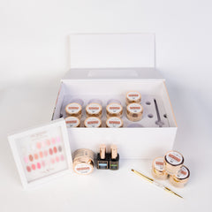 Cre8tion Gel Collection - Hema Free/TPO Free - Low Heat - Overlay/Builder Gel in Jar 24 Color Kit