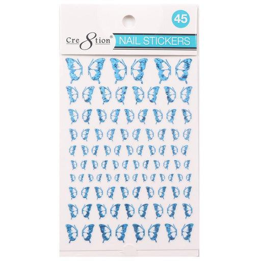Cre8tion Nail Art Sticker Butterfly (42 Styles)