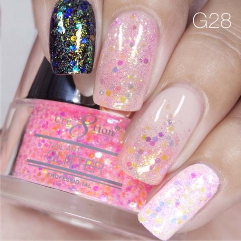 Cre8tion Nail Art Glitter 0.5oz 28