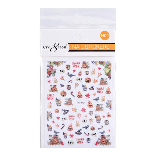 Cre8tion Nail Art Stickers - Halloween (14 Styles)