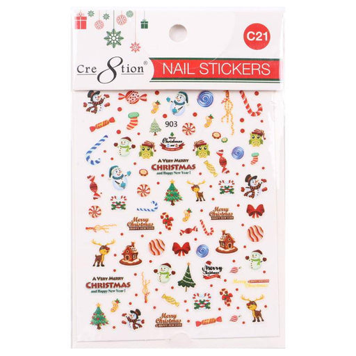 Cre8tion Nail Art Sticker Christmas (29 Styles)