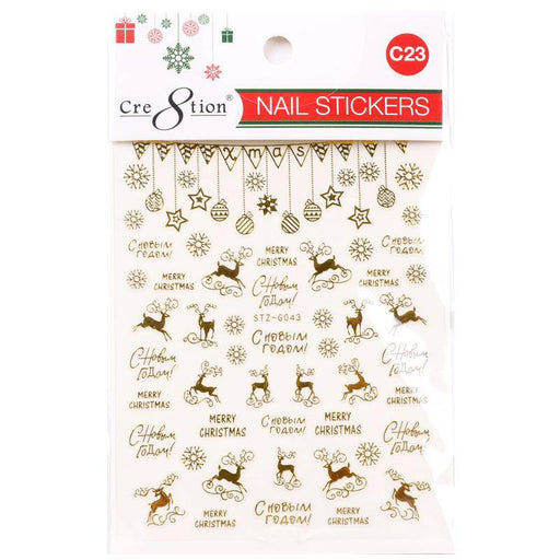 Cre8tion Nail Art Sticker Christmas (29 Styles)