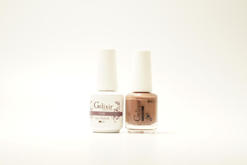 Gelixir Nail Polish Gel & Matching Lacquer 1 PK #126