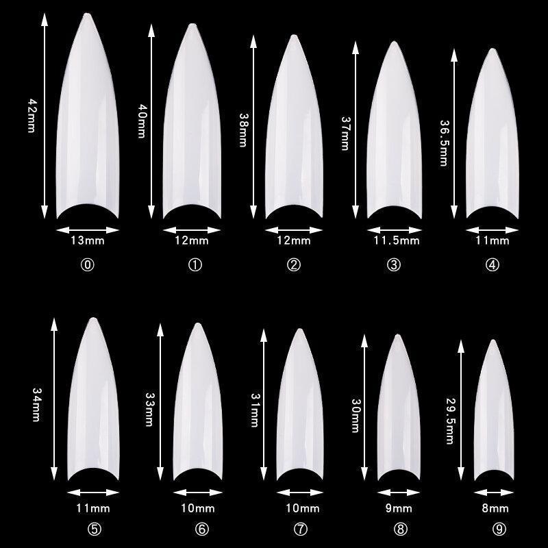 Cre8tion Special Shape - 12 Wide Stiletto 500 pcs./box