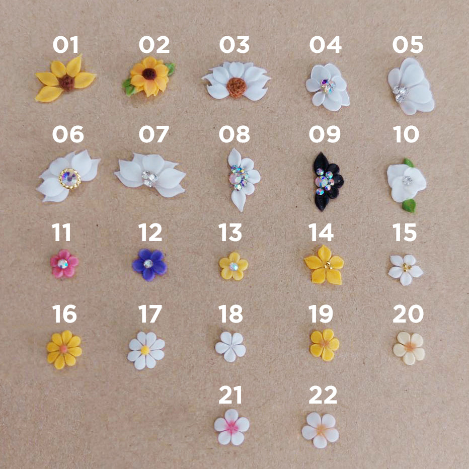 Cre8tion Handmade Acrylic Flowers 2 pcs
