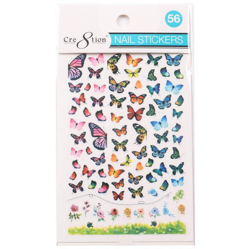 Cre8tion Nail Art Sticker Butterfly (42 Styles)