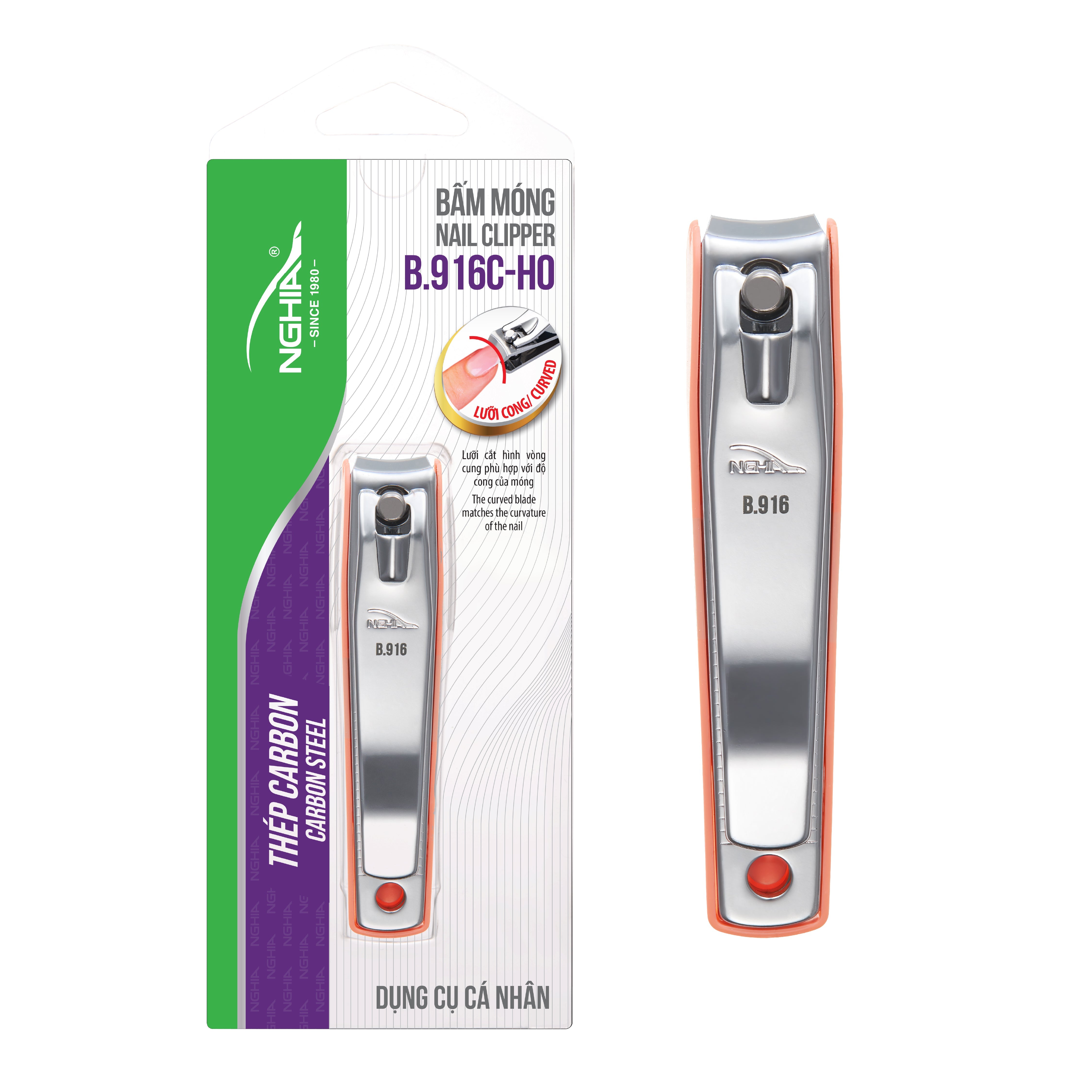 NGHIA Advance Self-Collecting Nail Clipper - B.916 (Stainless Steel)