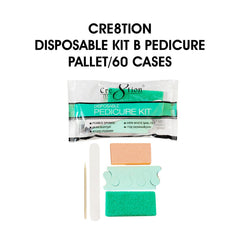 Cre8tion Disposable Kit B Pedicure - Pallet/60, case/200 kits