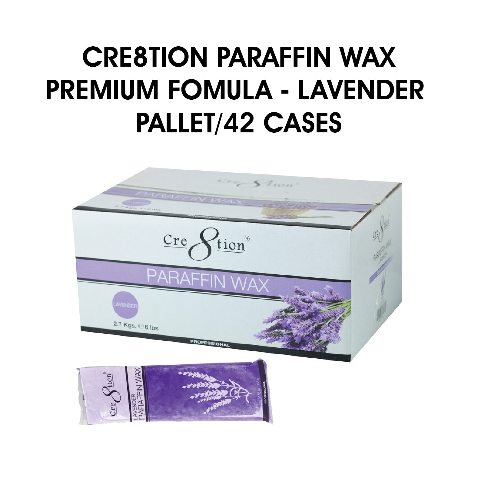 Cre8tion Paraffin Wax Lavender - Premium Fomula