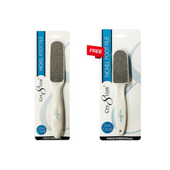[Bonus Combo] Cre8tion Nickel Foot Files Long 2 Sides #28021 - with 1 Free Foot Files Oval 1 Side #28028