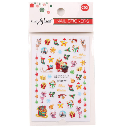 Cre8tion Nail Art Sticker Christmas (29 Styles)