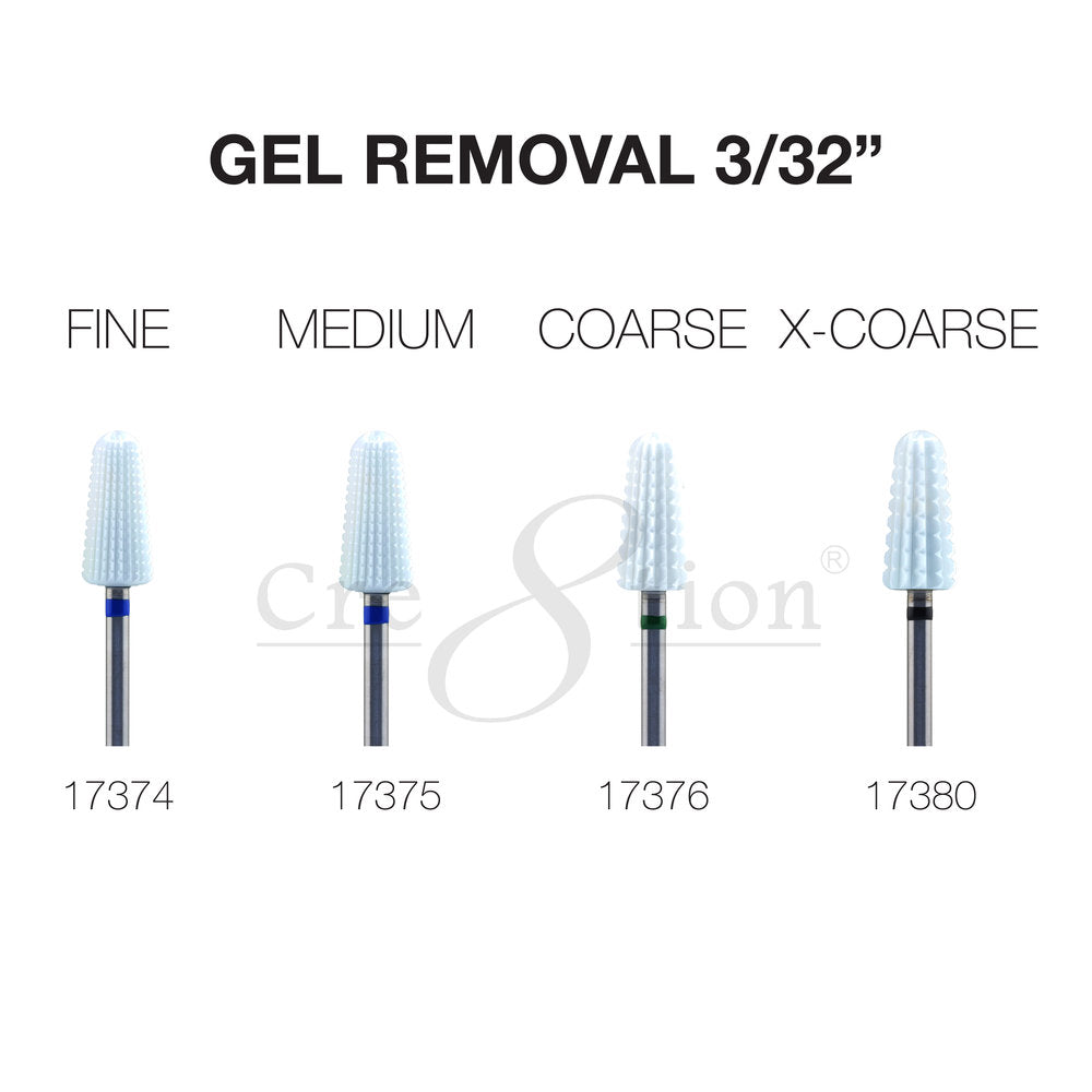 Cre8tion CERAMIC Gel Removal Nail Filing Bit 3/32"