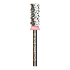HNS DIAMOND NAIL DRILL BITS 3/32" SMALL BARREL  CROSS CUT (SILVER)