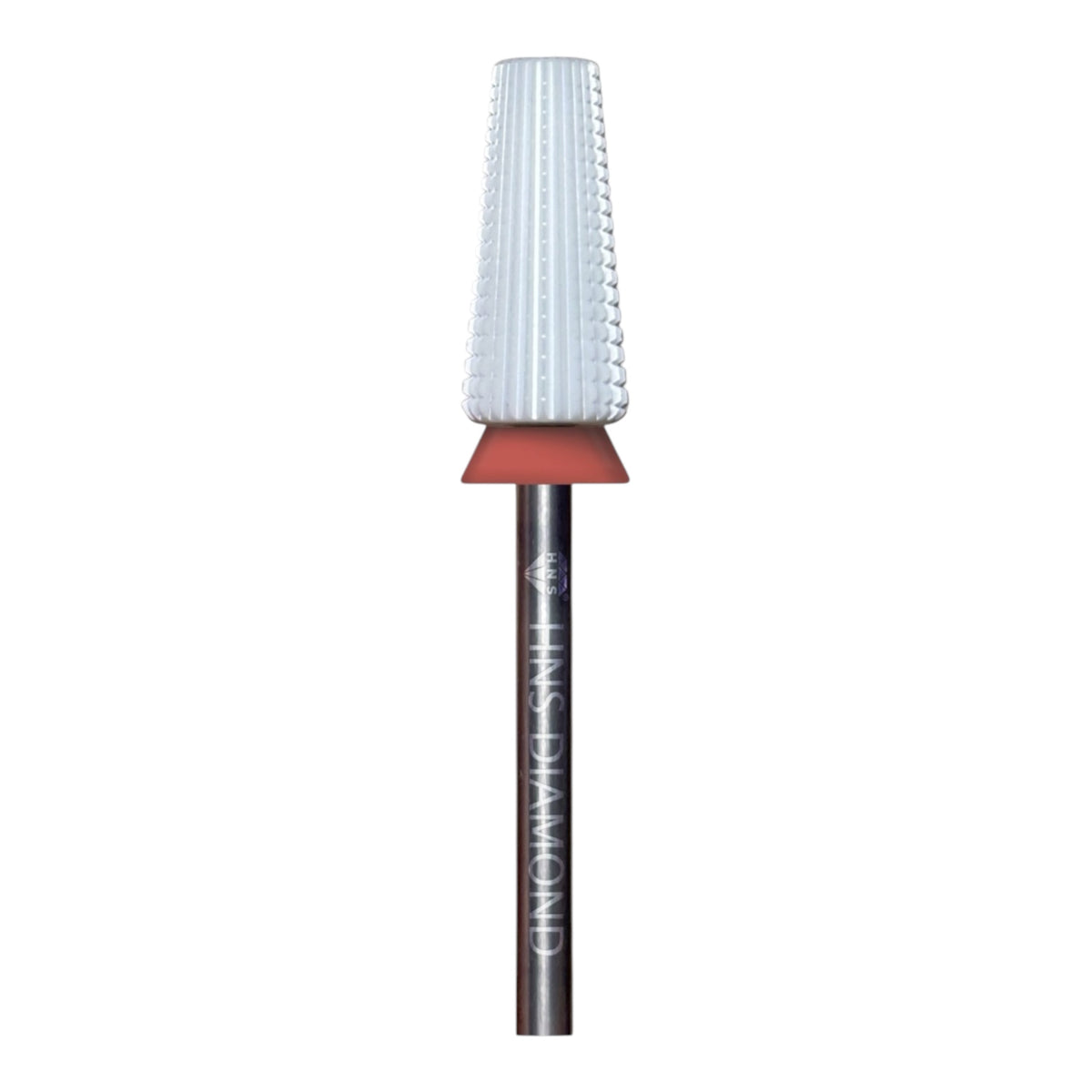 HNS DIAMOND NAIL DRILL BITS 3/32" BARREL 2 WAY CERAMIC TAPERRD WHITE