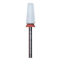 HNS DIAMOND NAIL DRILL BITS 3/32" BARREL 2 WAY CERAMIC TAPERRD WHITE