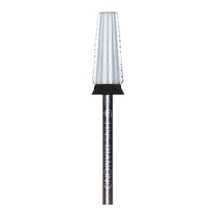 HNS DIAMOND NAIL DRILL BITS 3/32" BARREL 2 WAY CERAMIC TAPERRD WHITE