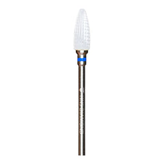 HNS DIAMOND NAIL DRILL BIT 3/32  WHITE FLAME CERAMIC 5IN1