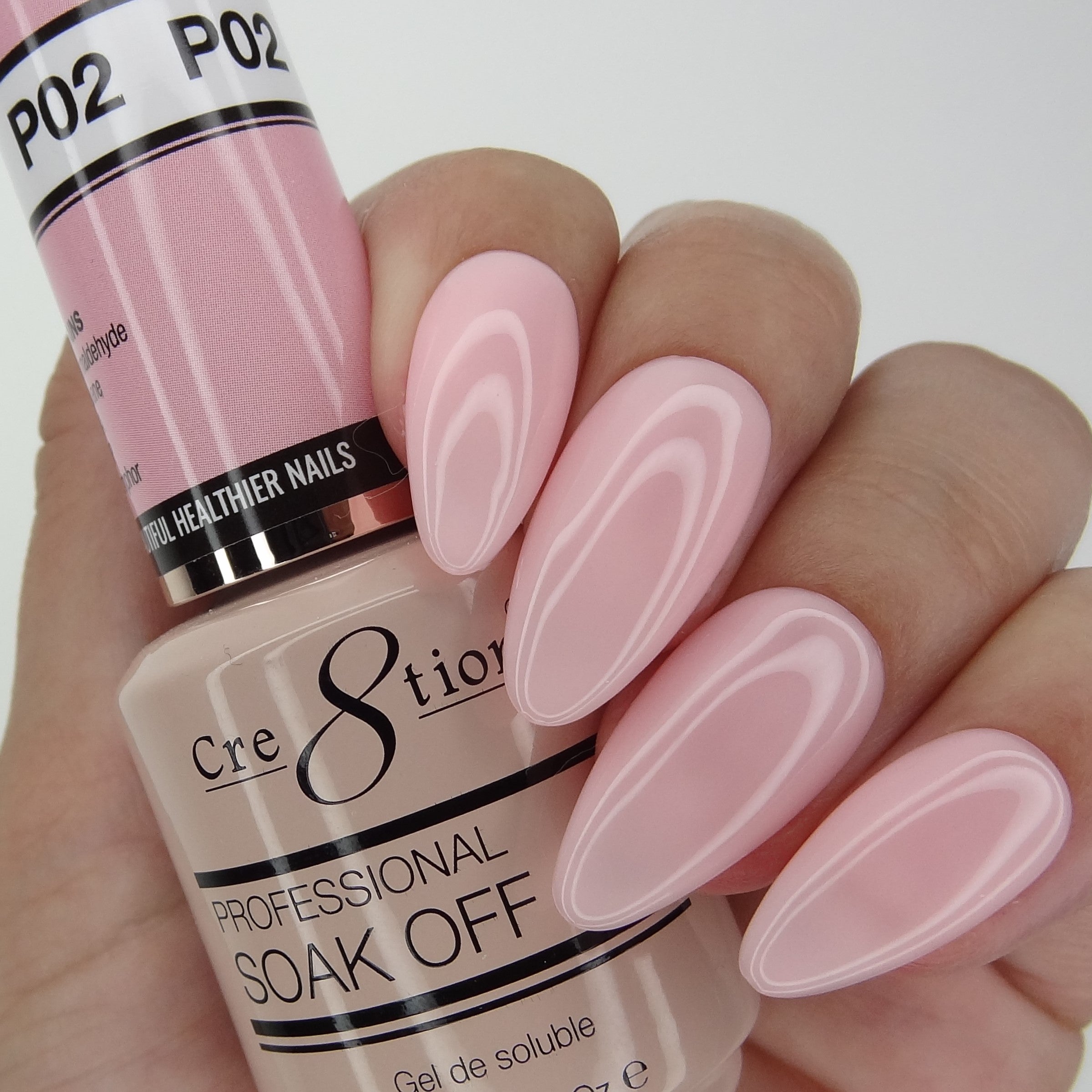 Cre8tion Gel - French Collection 0.5oz - P02 Sweet Pink