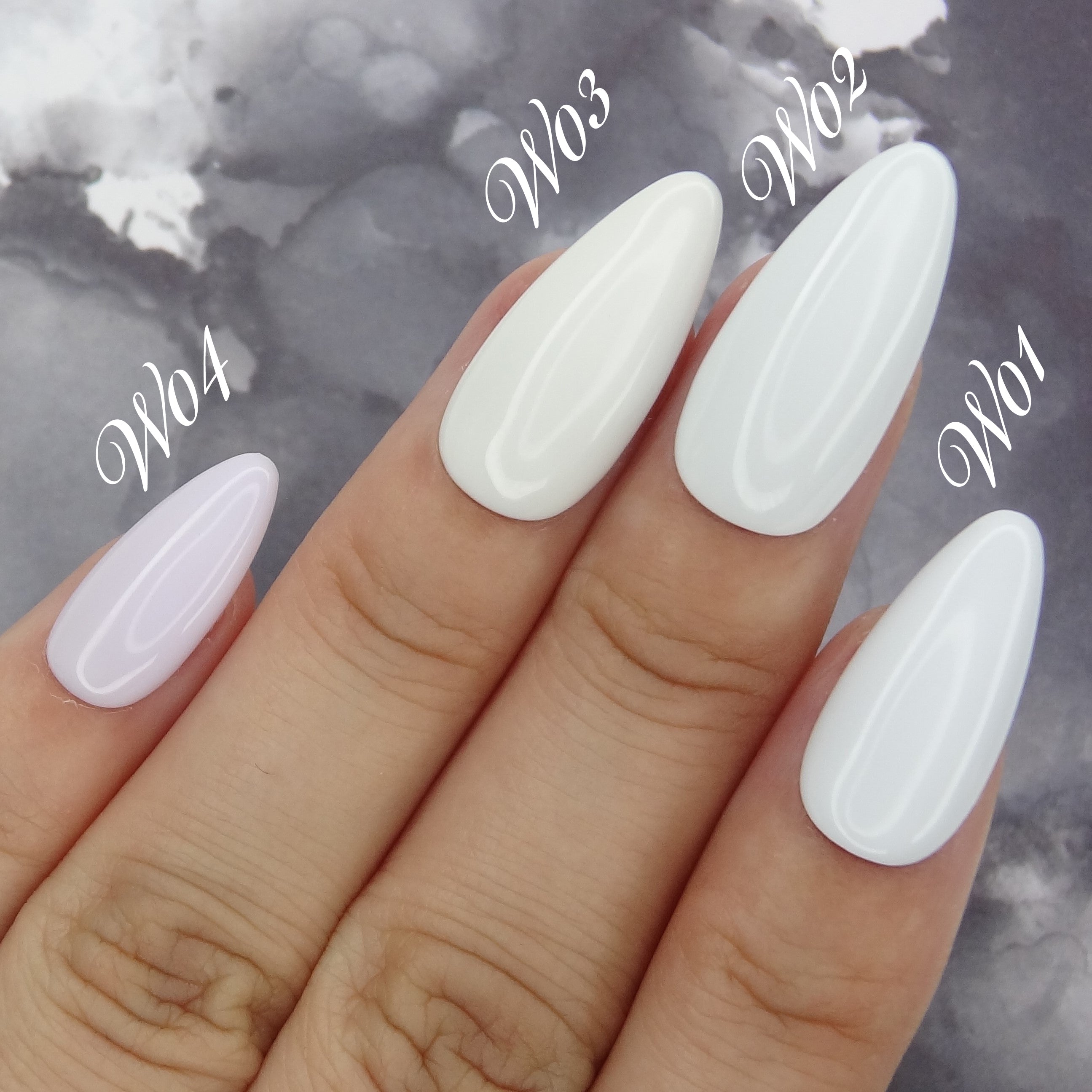 Cre8tion Gel - French Collection 0.5oz - W04 Blush White (White in a Pink Shades)