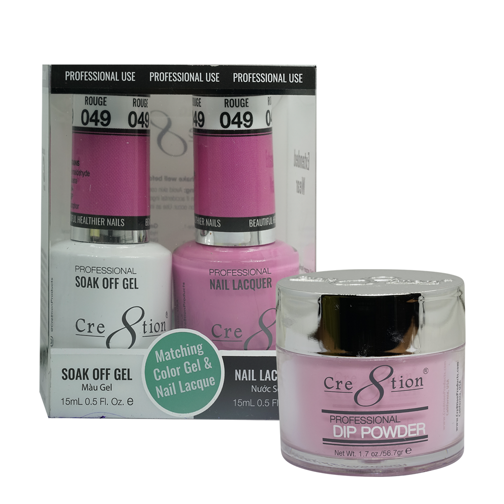 Cre8tion Matching Sets - 049 Rouge