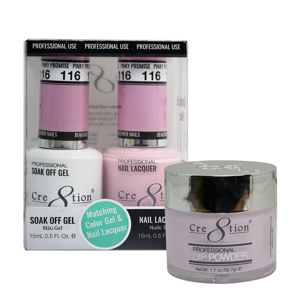 Cre8tion Matching Sets - 116 Pinky Promise