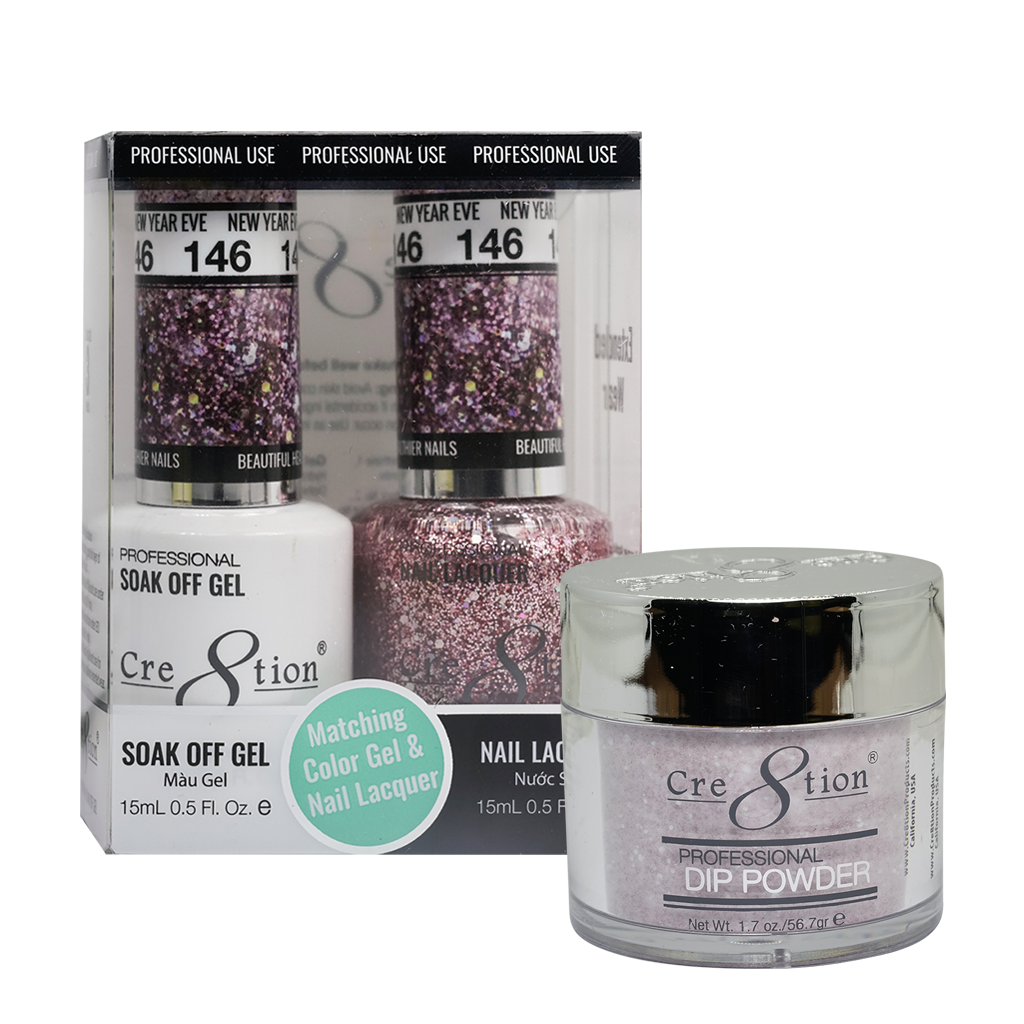 Cre8tion Matching Sets - 146 New Year 's Eve (Glitter)