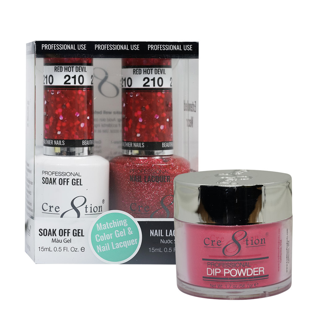 Cre8tion Matching Sets - 210 Red Hot Devil